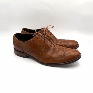 Cole Haan Williams Wingtip II Brogue Oxford Tan Grand.Øs Size 11M Men’s Shoes
